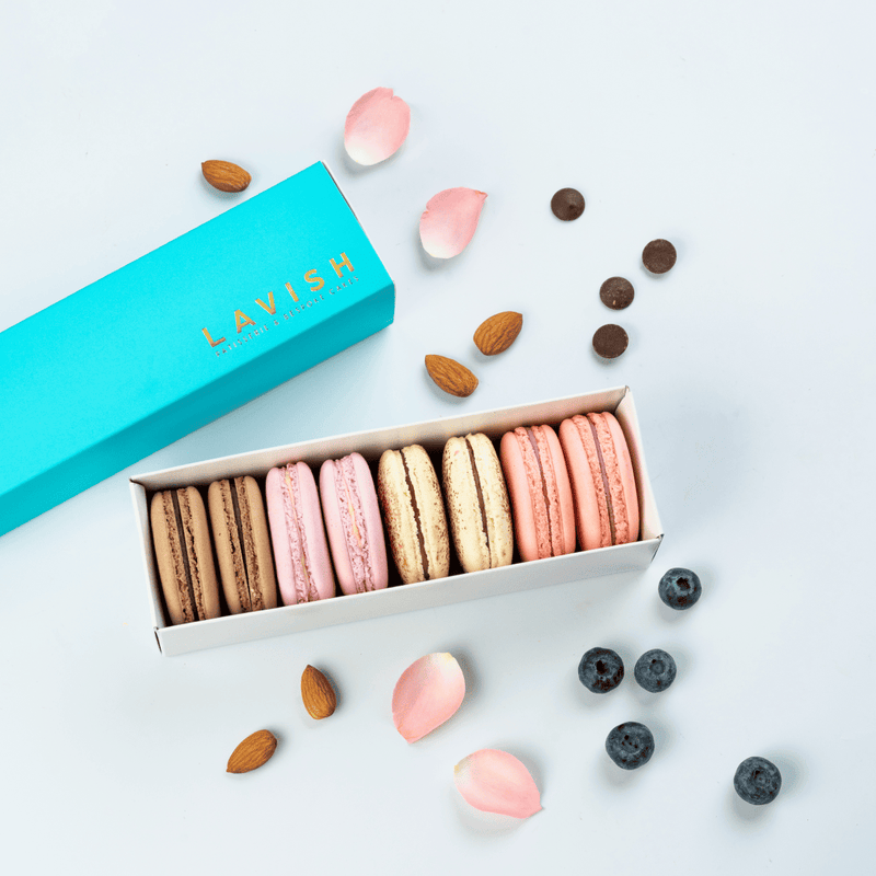 ASSORTED MACARON BOX ( 8 PCS)