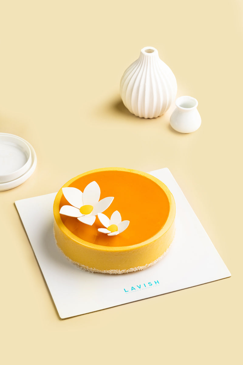 Mango Coconut Lemon Entremet