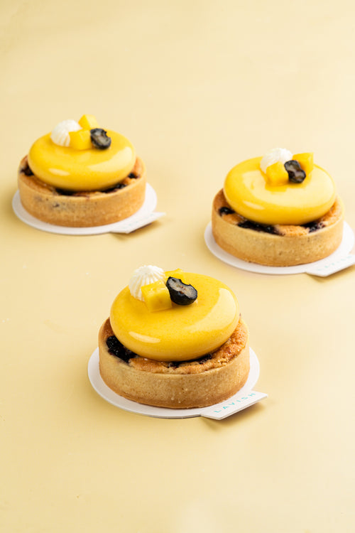 Mango Blueberry petite Tart