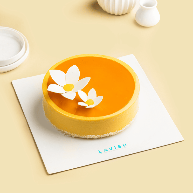 Mango Coconut Lemon Entremet