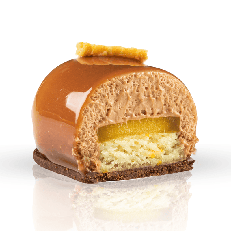 Milk Chocolate, Orange Passionfruit Petite Entremet